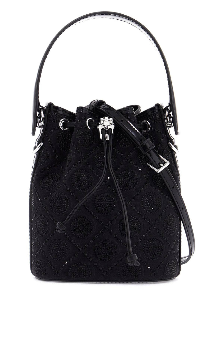 Tory Burch bucket bag with rhinestones