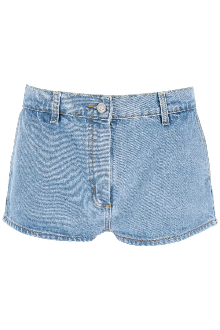 Magda Butrym denim hot shorts