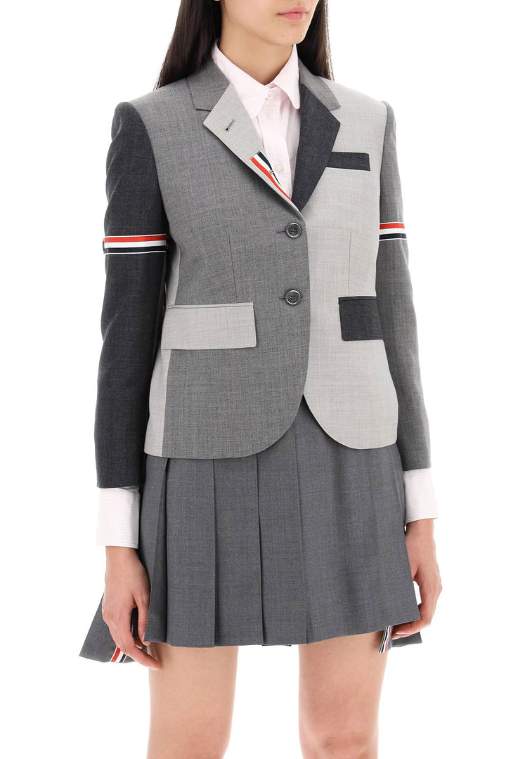 Thom Browne Replace With Double Quoteblazer Fit 3 In Funmix   Grey