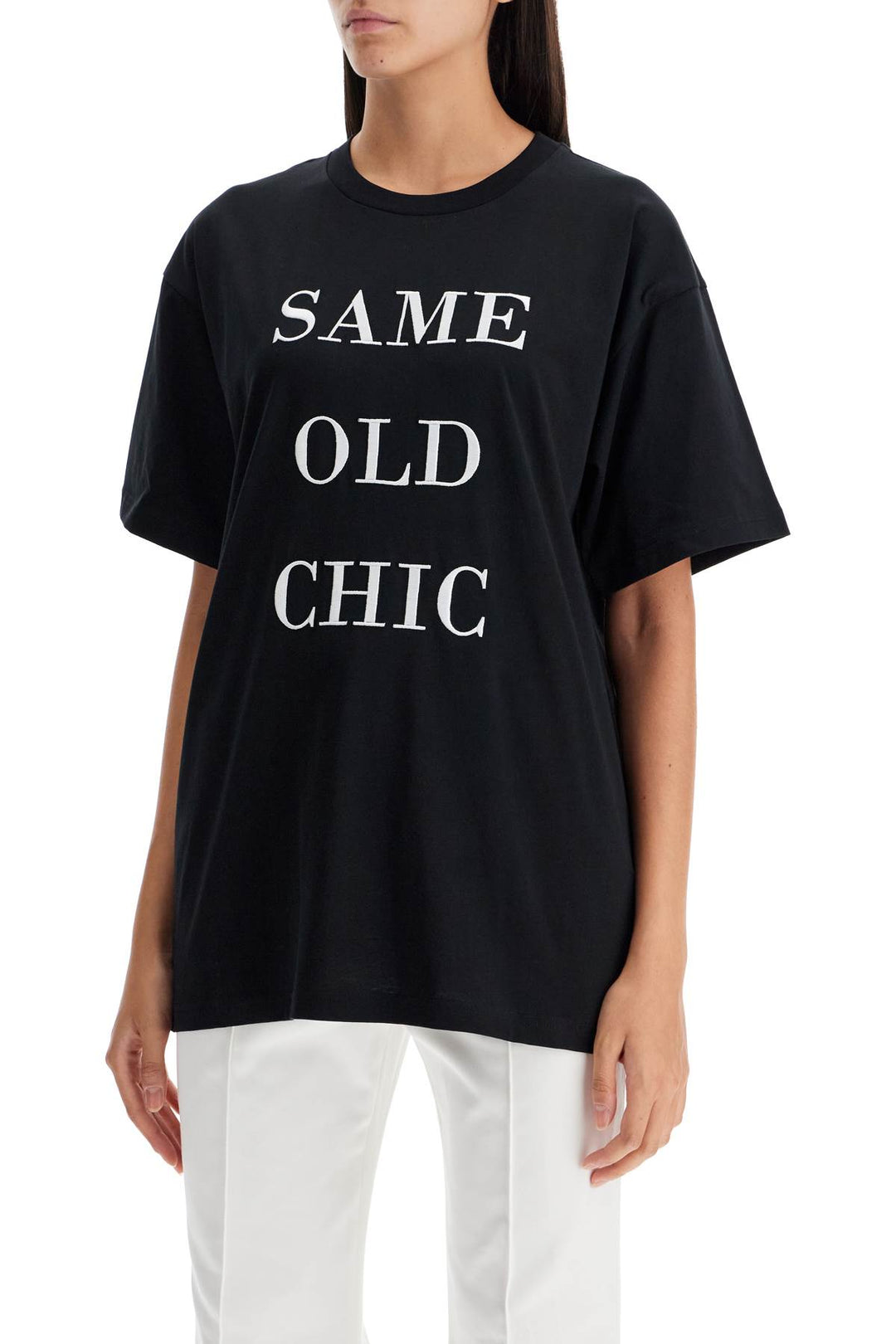 Moschino Oversized T Shirt With Same Old   Black