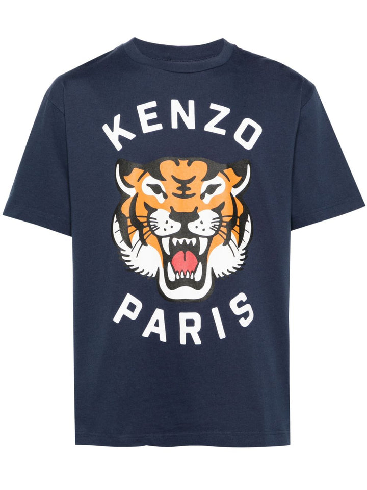 Kenzo T Shirts And Polos Blue