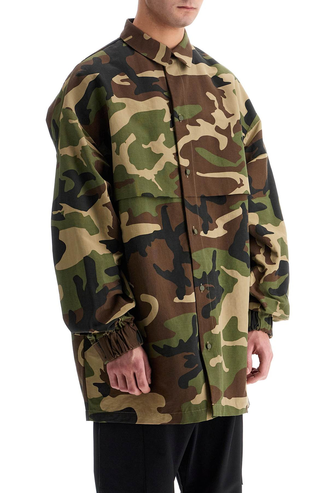 Fear Of God ESSENTIALS camouflage overshirt