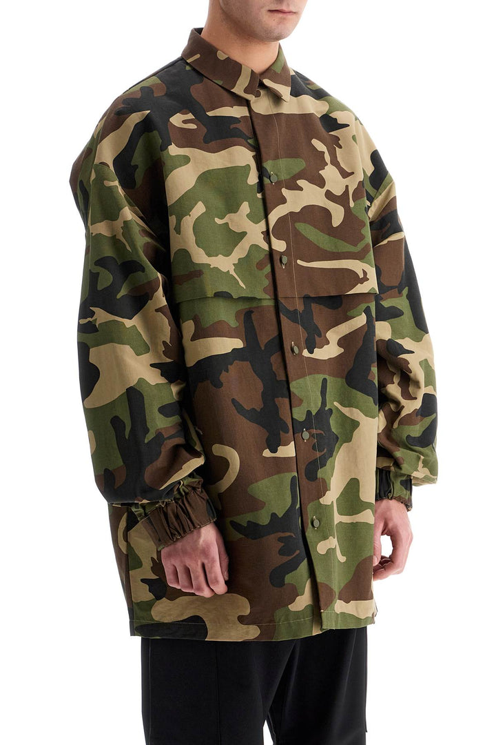 Fear Of God ESSENTIALS nylon camouflage overshirt