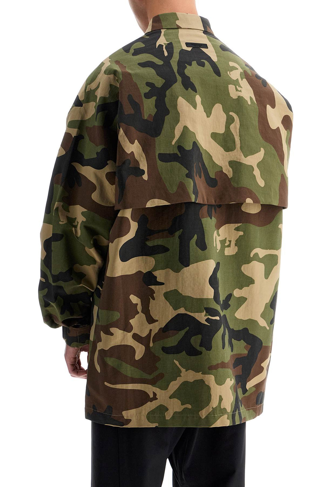 Fear Of God ESSENTIALS nylon camouflage overshirt