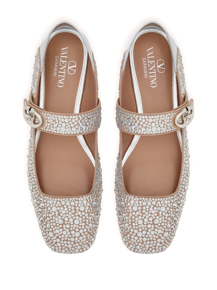 Valentino Garavani Flat shoes Silver