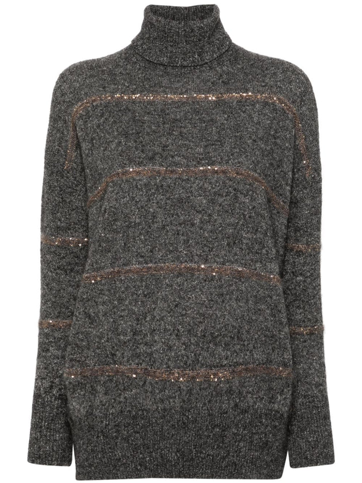 Brunello Cucinelli Sweaters Grey