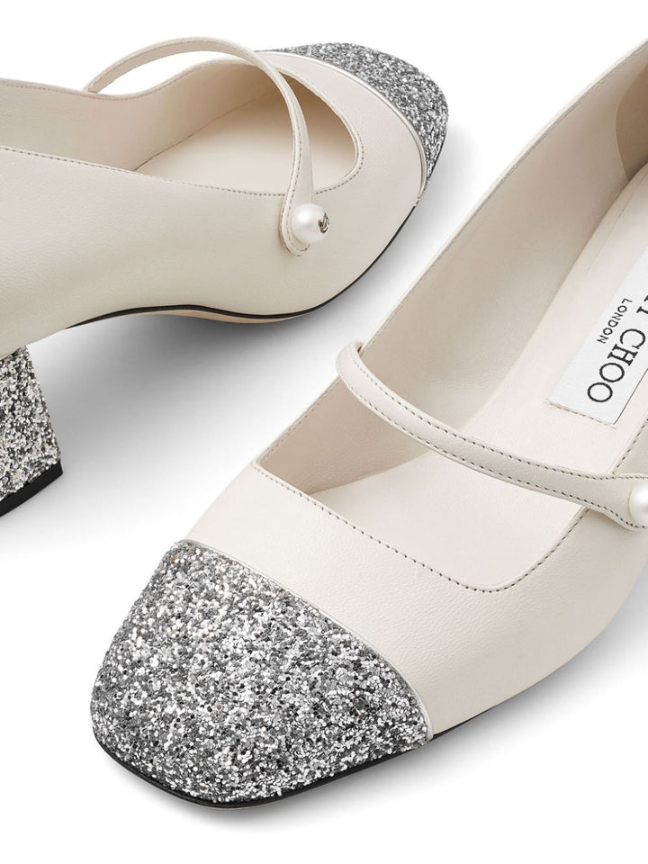 Jimmy Choo Glitter mary jane Pumps