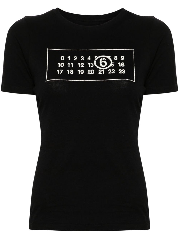 MM6 Maison Margiela T-shirts and Polos Black