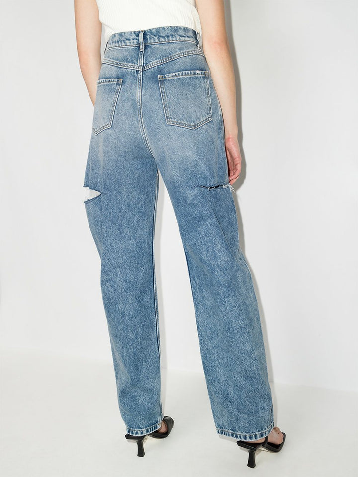 Maison Margiela Cut Out High Waist Jeans