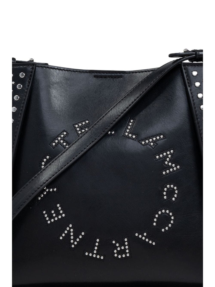 Stella McCartney Studded Logo Square Crossbody Bag