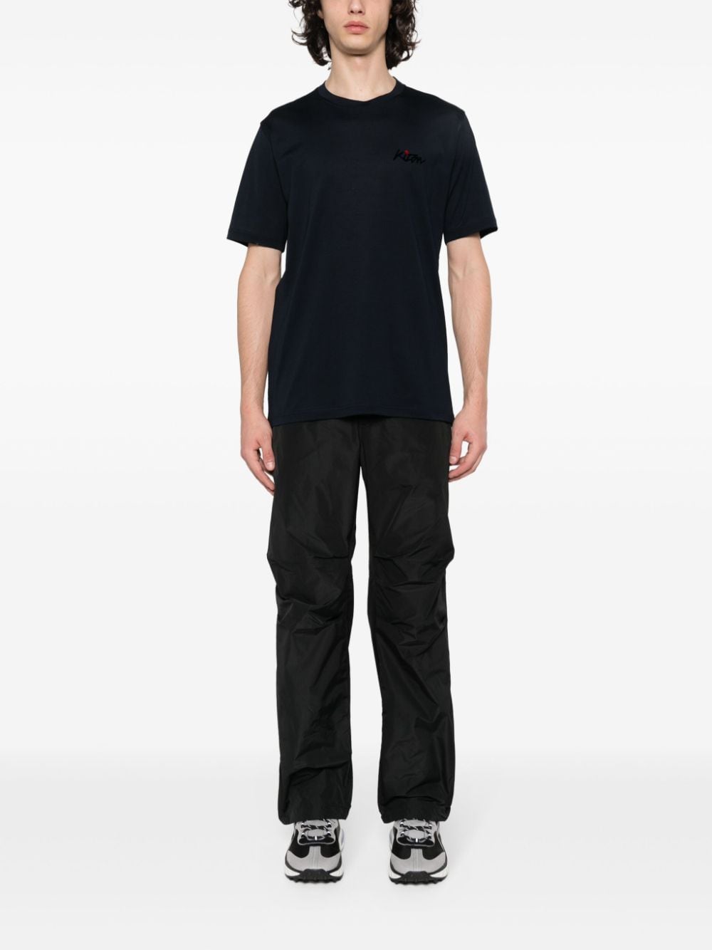 Kiton T-shirts and Polos Blue