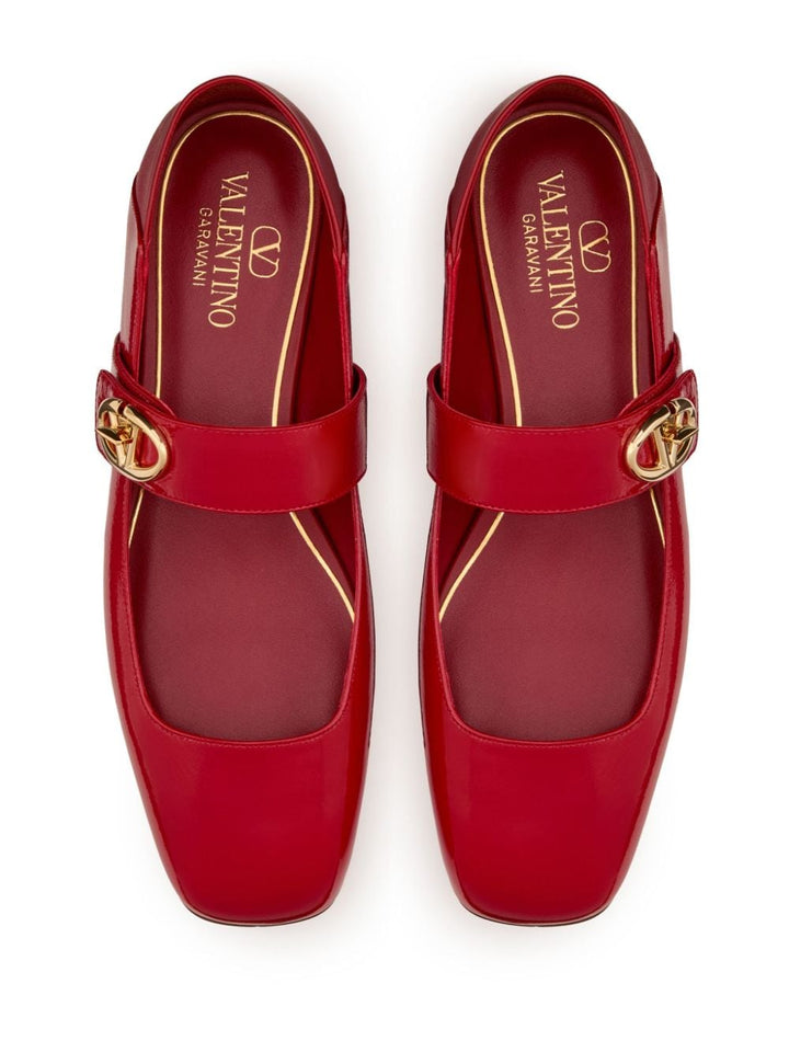 Valentino Garavani Flat shoes Red