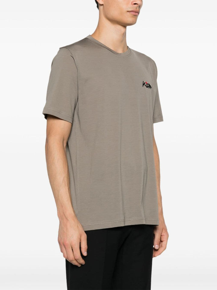 Kiton T-shirts and Polos Grey