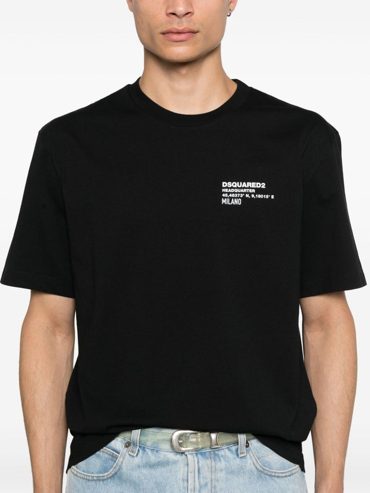 Dsquared2 T-shirts and Polos Black