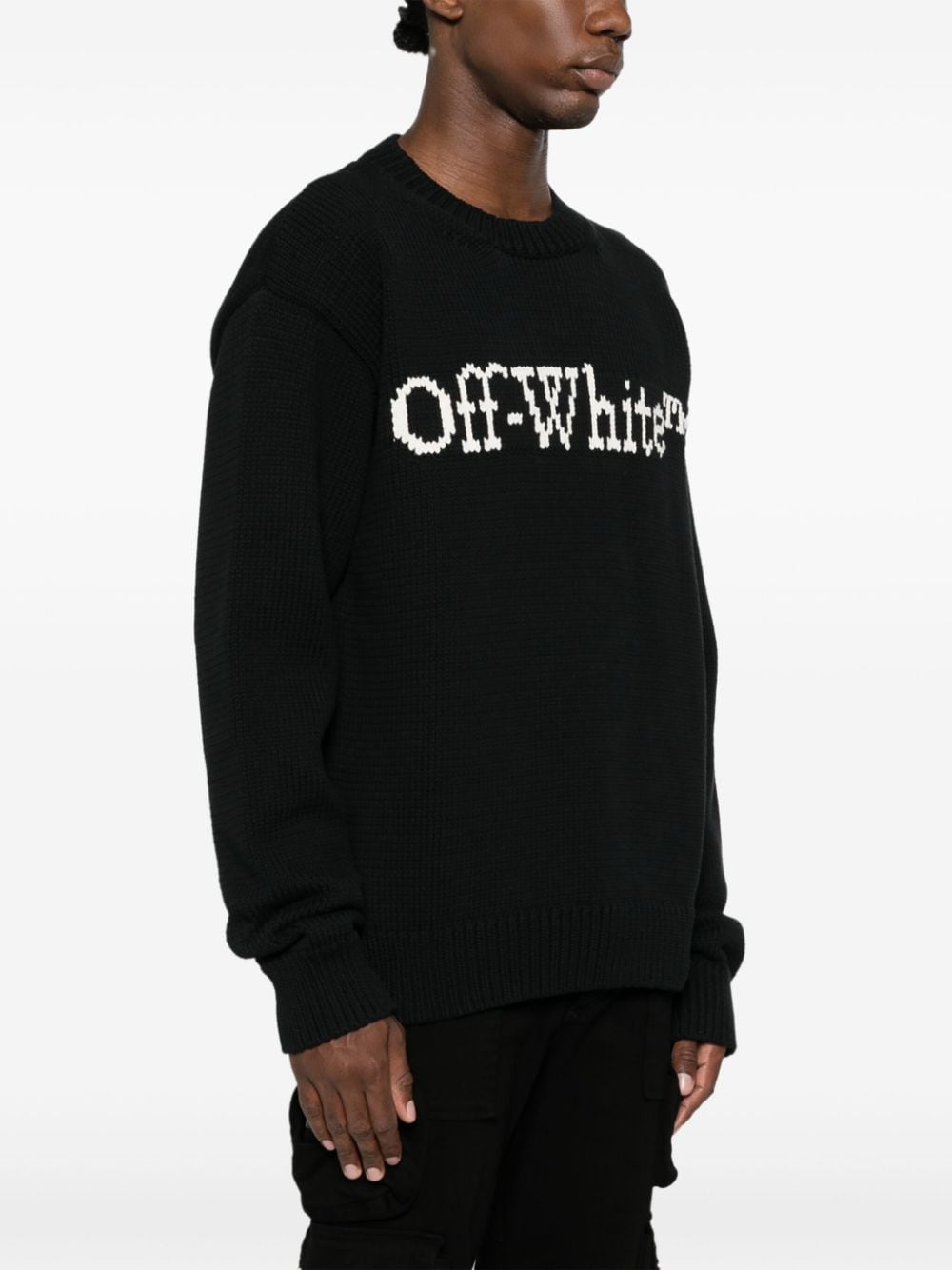 Off White Sweaters Black