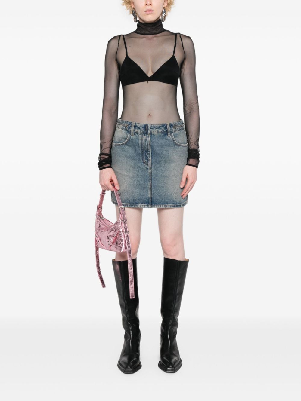 Givenchy Mini Denim Skirt