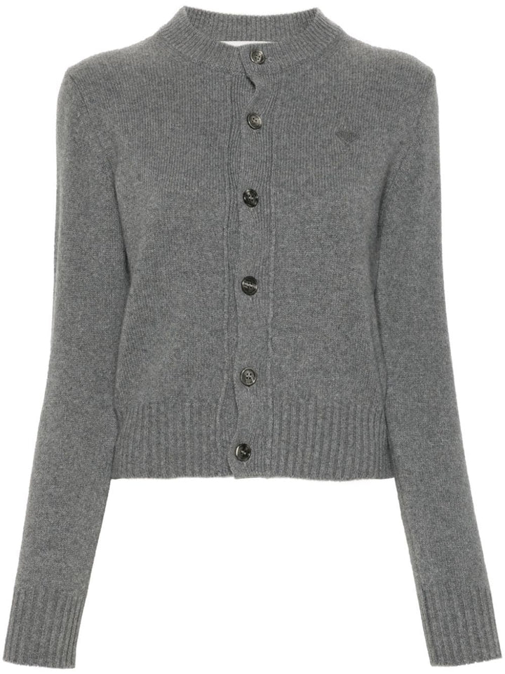 Ami Paris Sweaters Grey