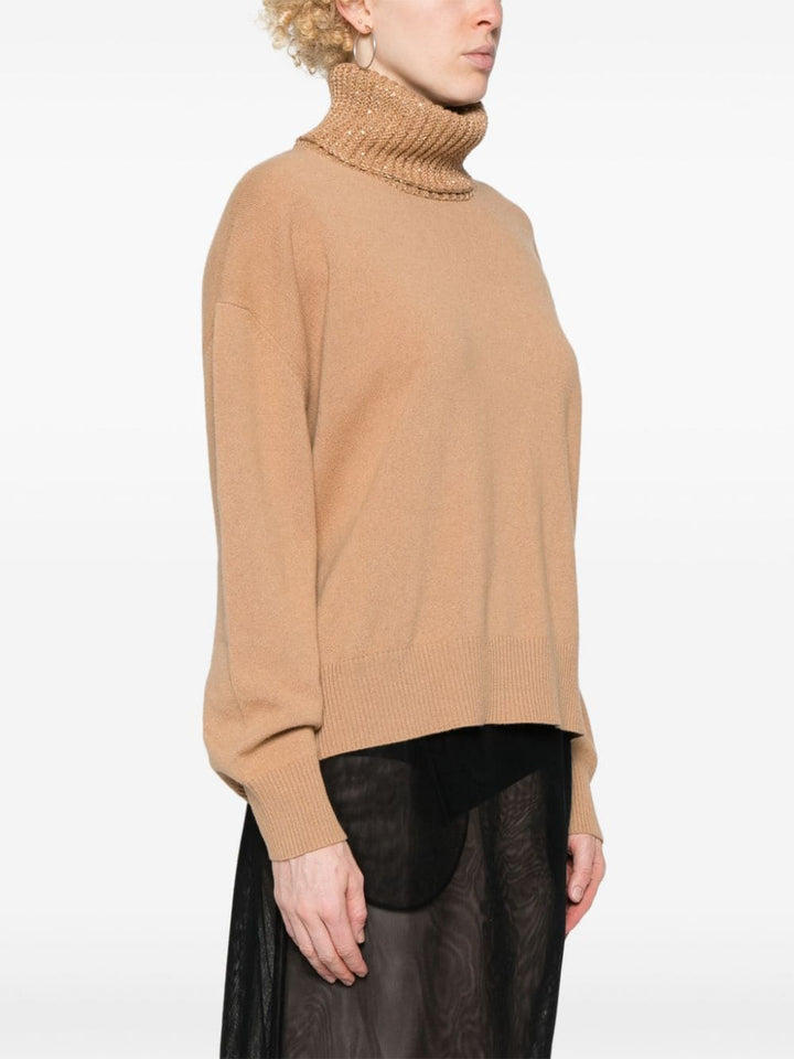 Fabiana Filippi Sweaters Camel