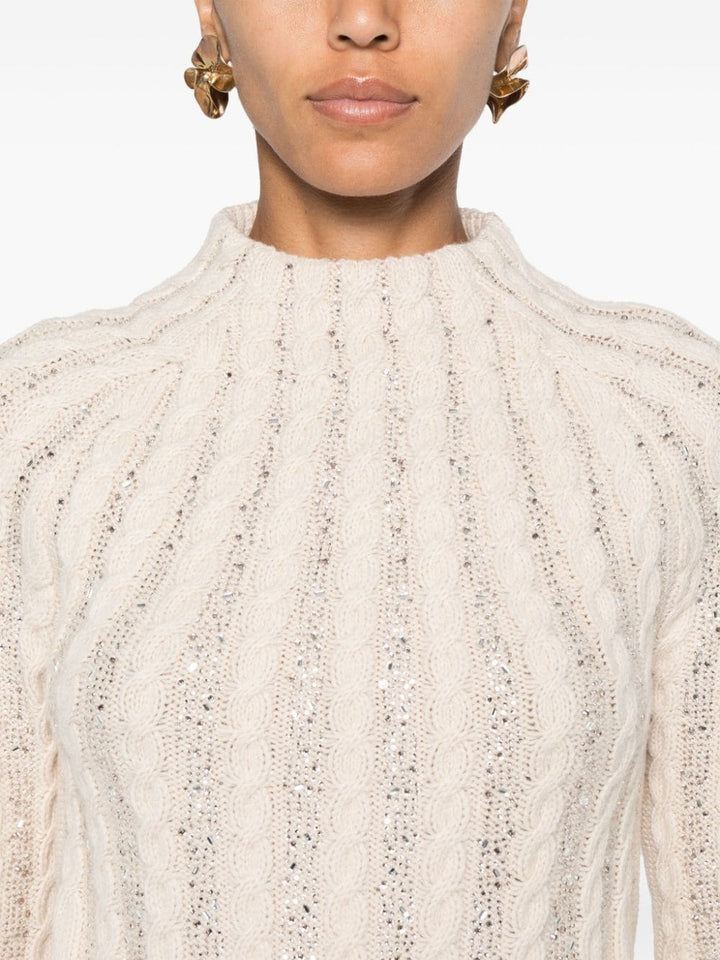 Ermanno Scervino Sweaters Beige