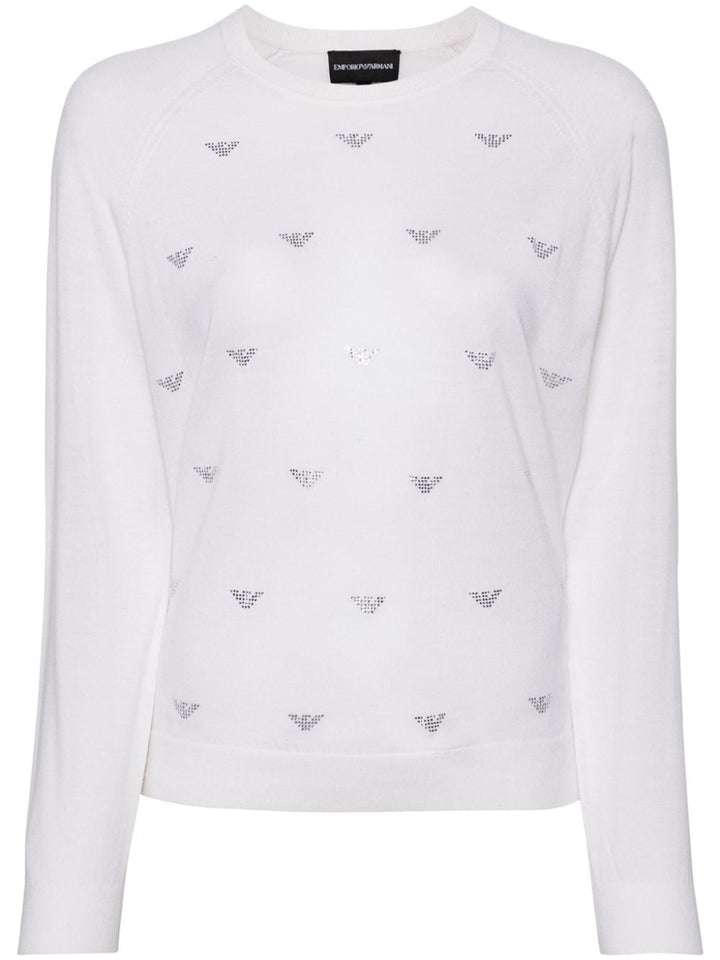 Emporio Armani Sweaters White