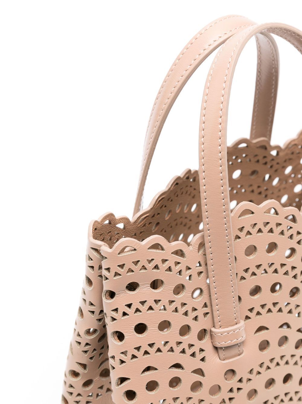 Alaia Mina Bag in Vienne Wave Calfskin