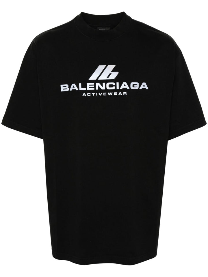 Balenciaga T-shirts and Polos Black