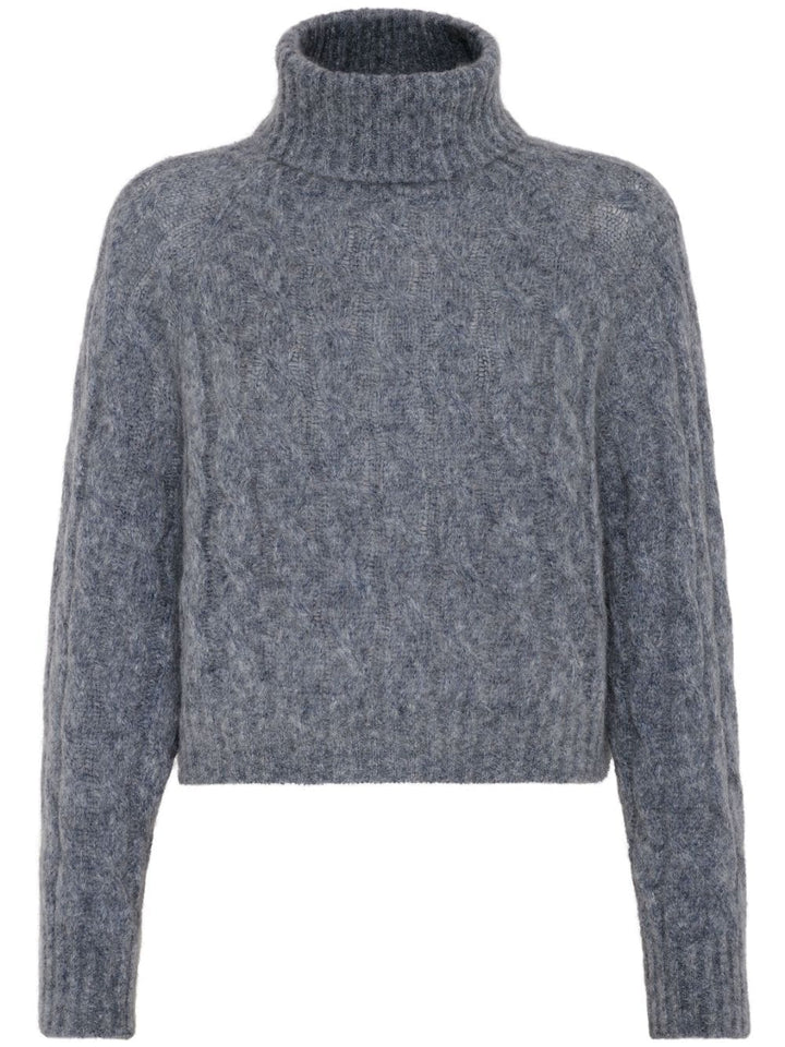 Brunello Cucinelli Sweaters Blue