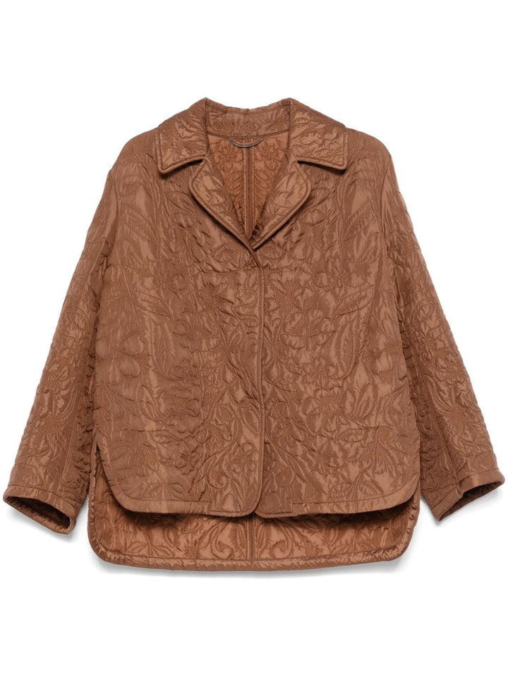 Ermanno Scervino Jacket Leather Brown