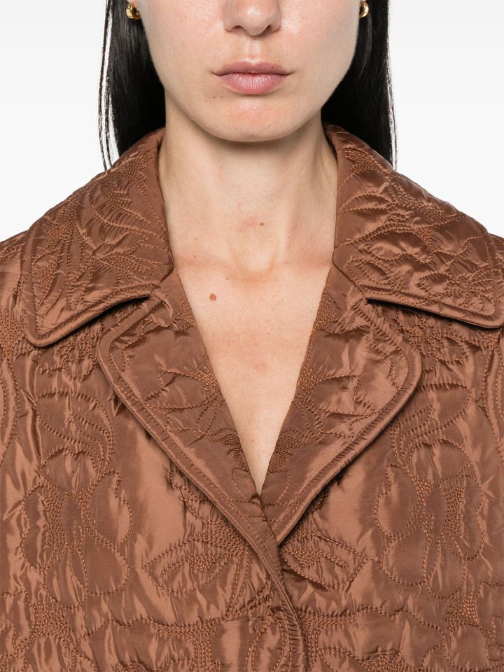 Ermanno Scervino Jacket Leather Brown