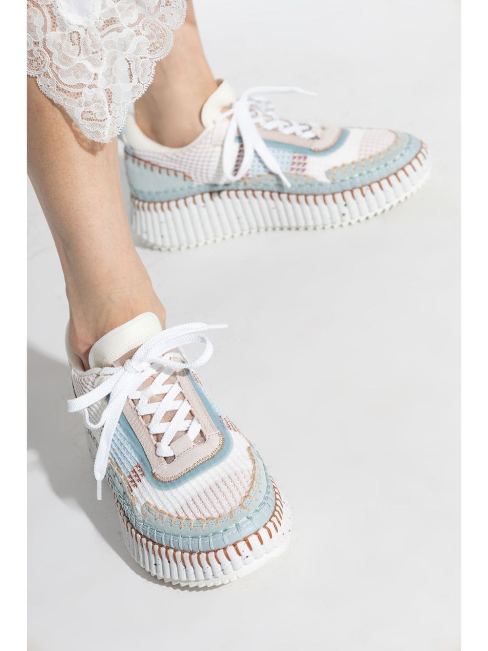 Chloè Sneakers Clear Blue