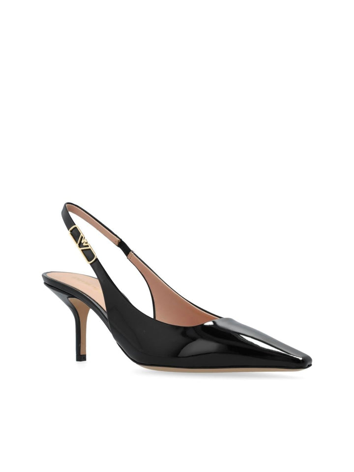 E 'CLAT With Heel Black