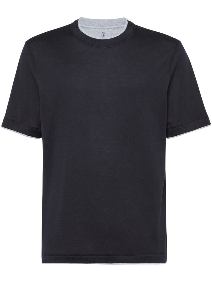 Brunello Cucinelli T-shirts and Polos Black