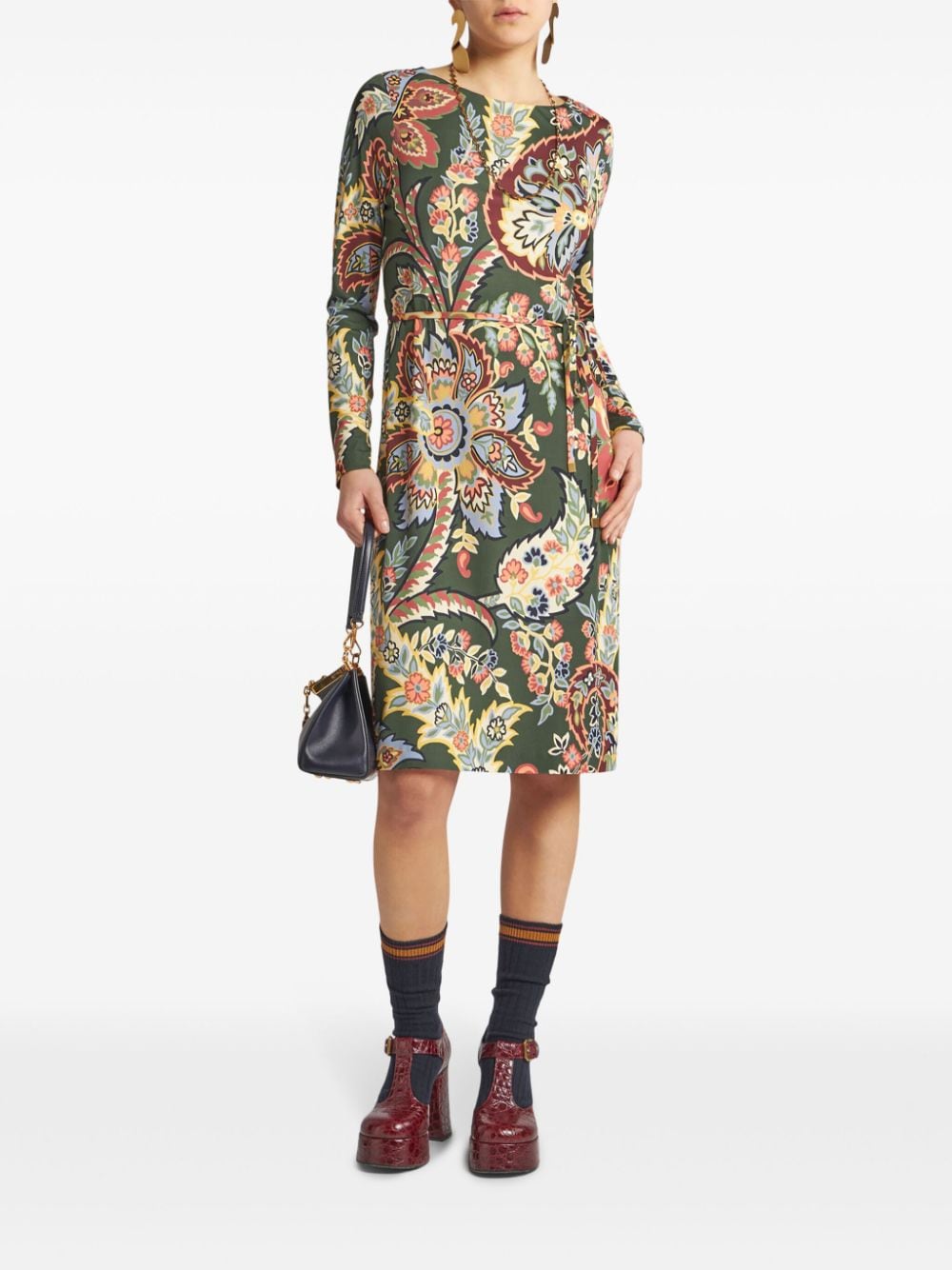 Etro Dresses Green