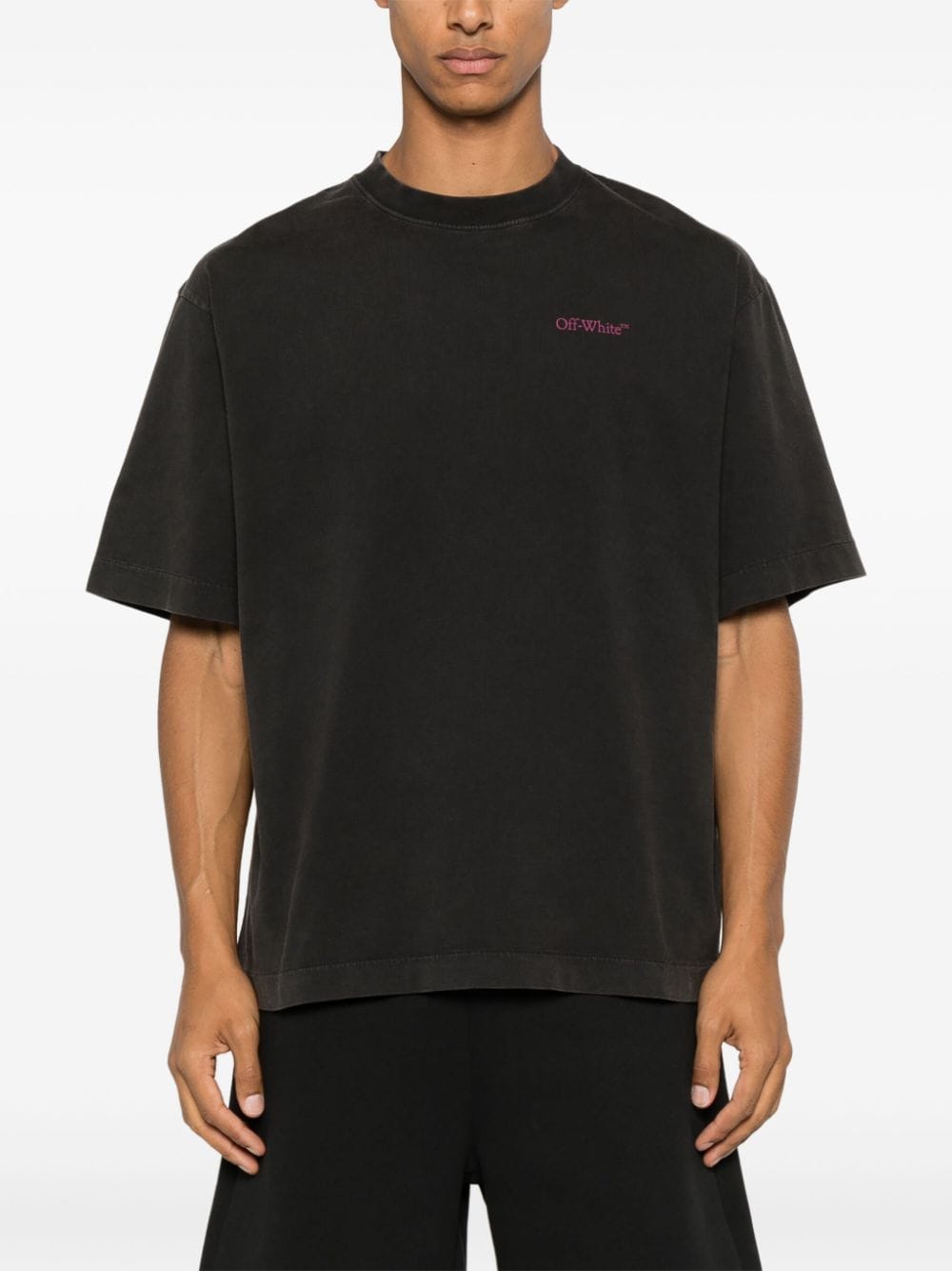 Off White T-shirts and Polos Black