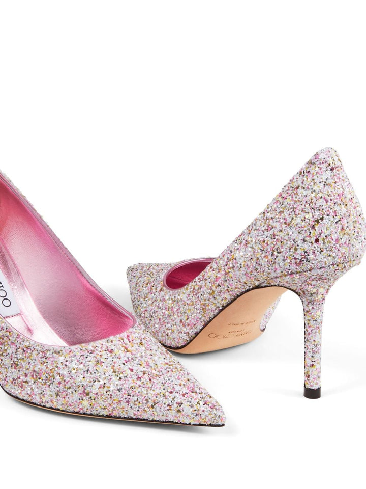 Jimmy Choo Glitter Pumps