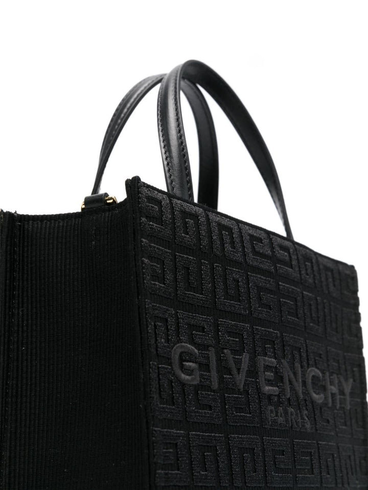 Givenchy Mini G-Tote Shopping Bag in 4G lurex embroidery