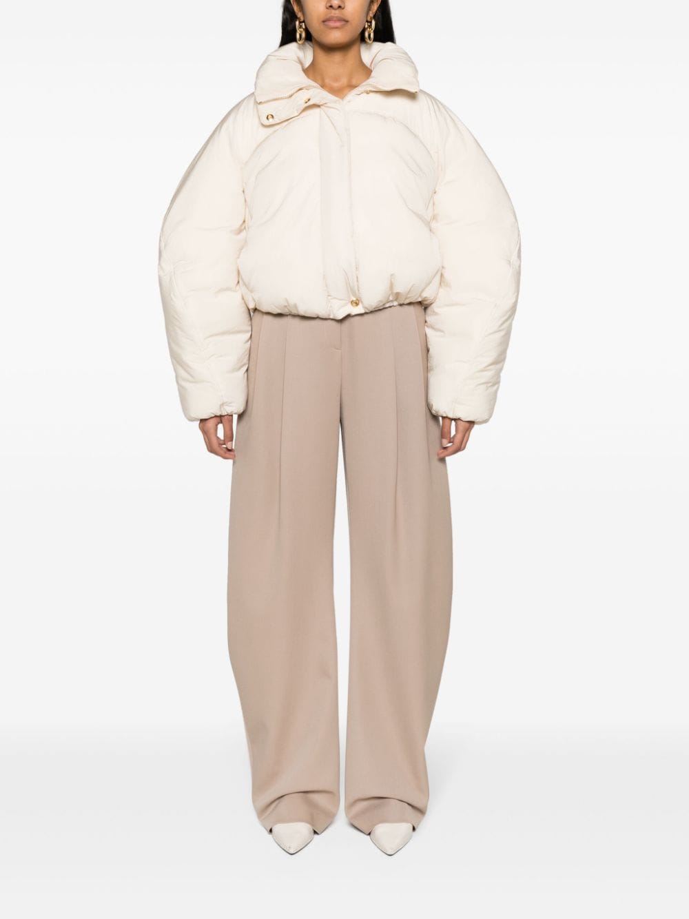 JACQUEMUS Cropped Puffer Jacket