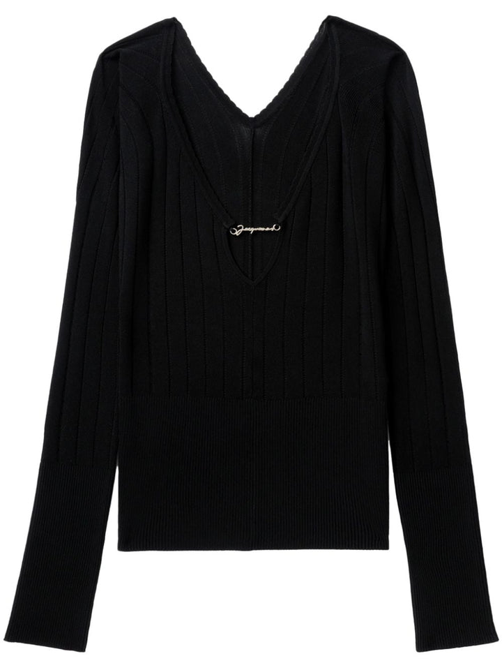 JACQUEMUS Sweater Black