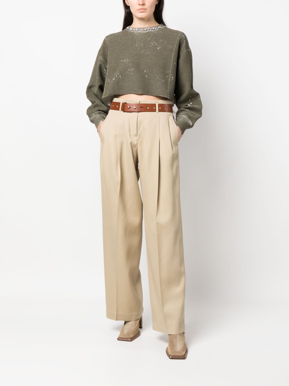 Golden Goose Trousers Beige