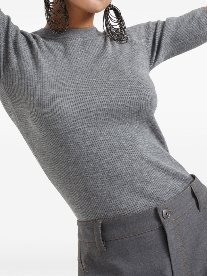 Brunello Cucinelli Sweaters Grey