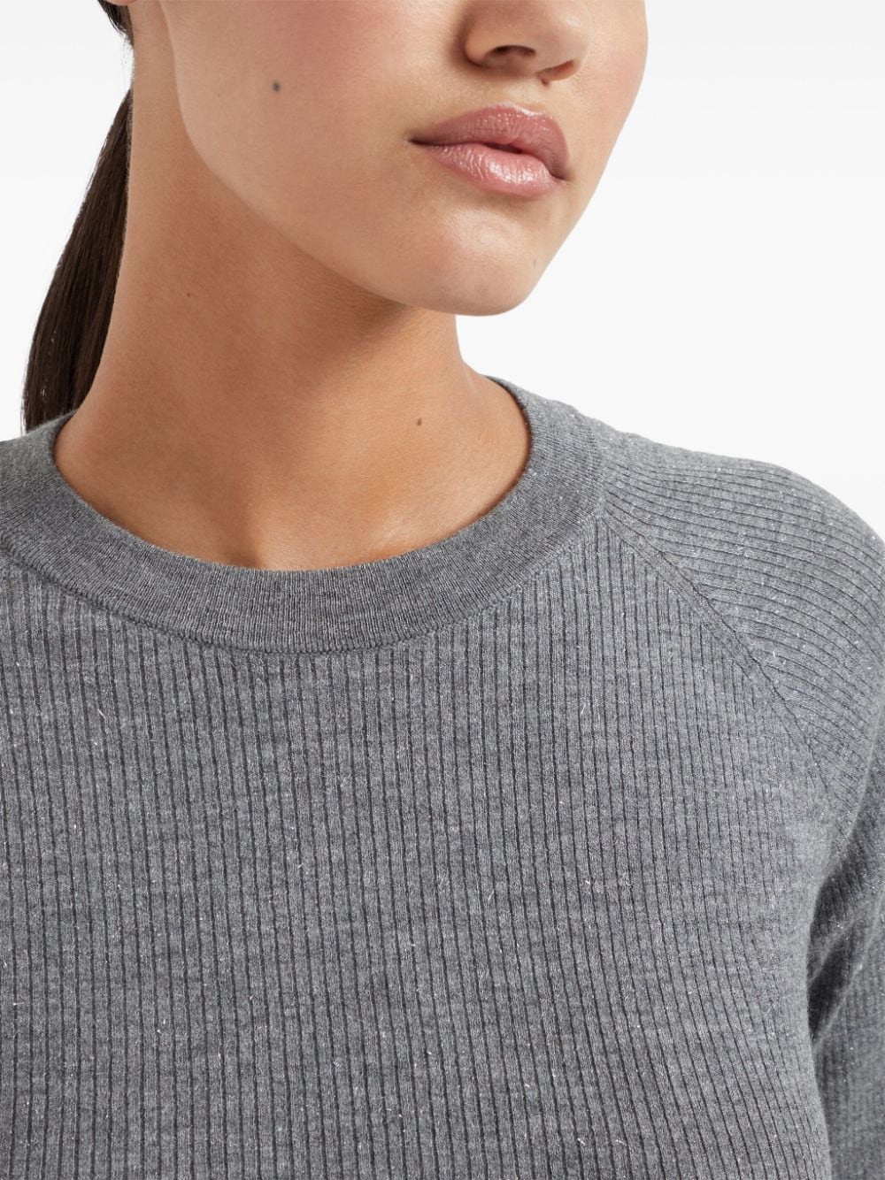 Brunello Cucinelli Sweaters Grey