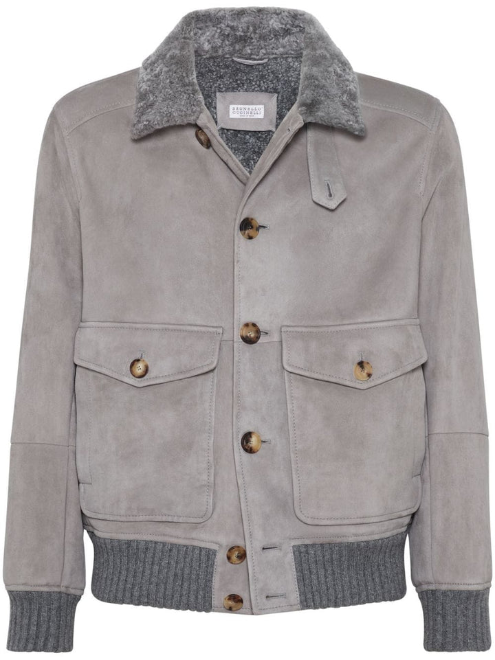 Brunello Cucinelli Jackets Light Grey