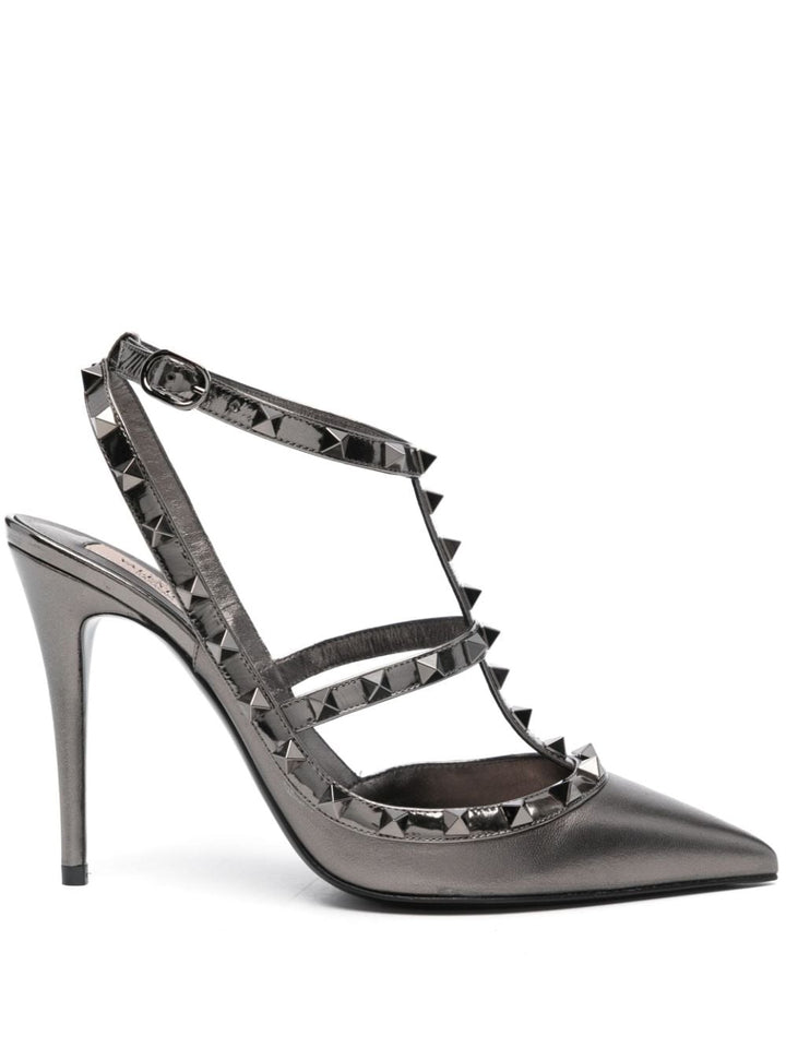 Valentino Garavani Rockstud Pumps Grey