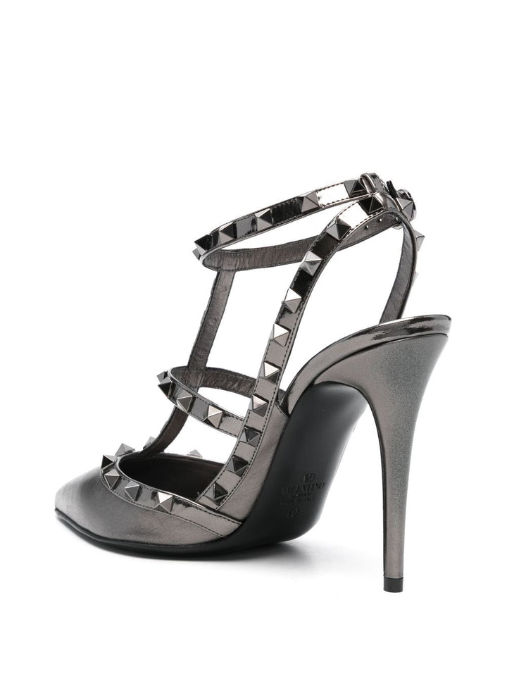 Valentino Garavani Rockstud Pumps Grey