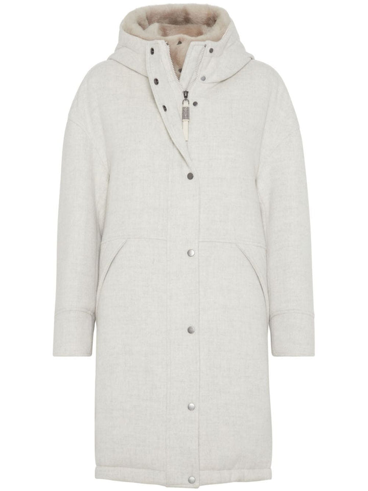 Brunello Cucinelli Coat Light Grey