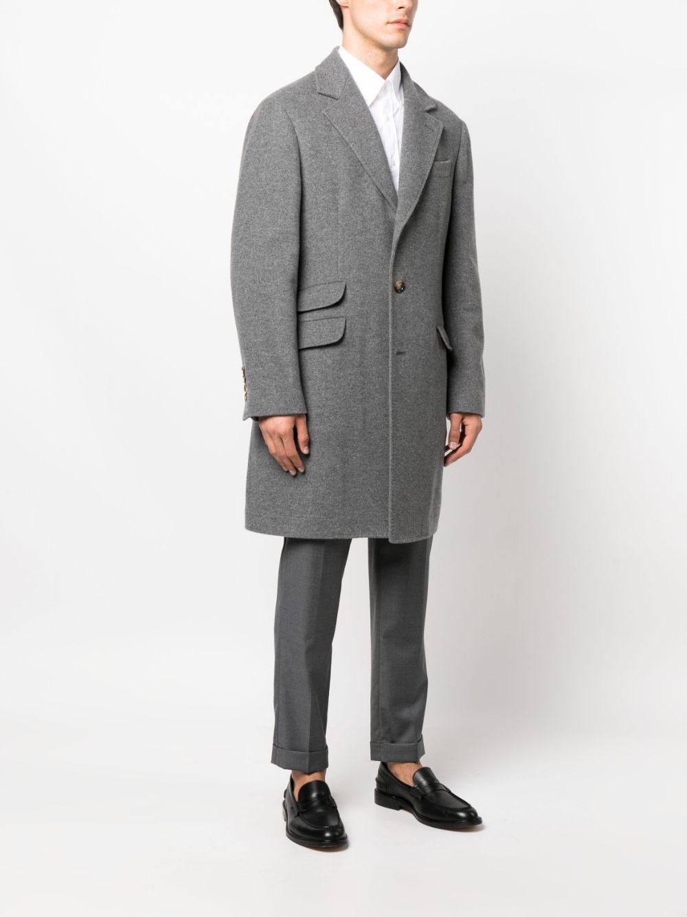 Brunello Cucinelli Coat Grey