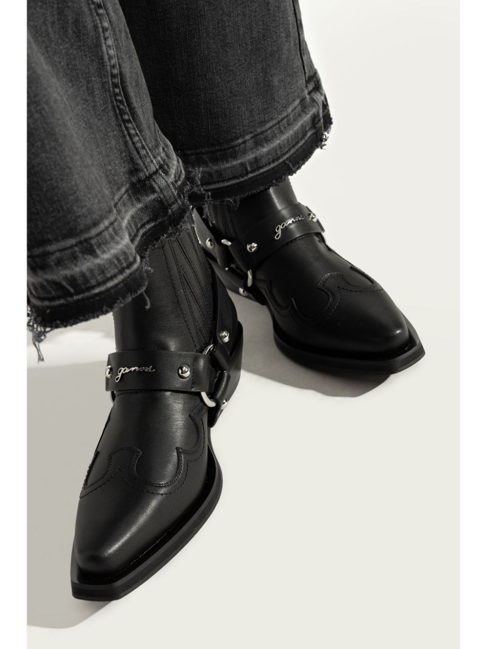 GANNI Boots Black