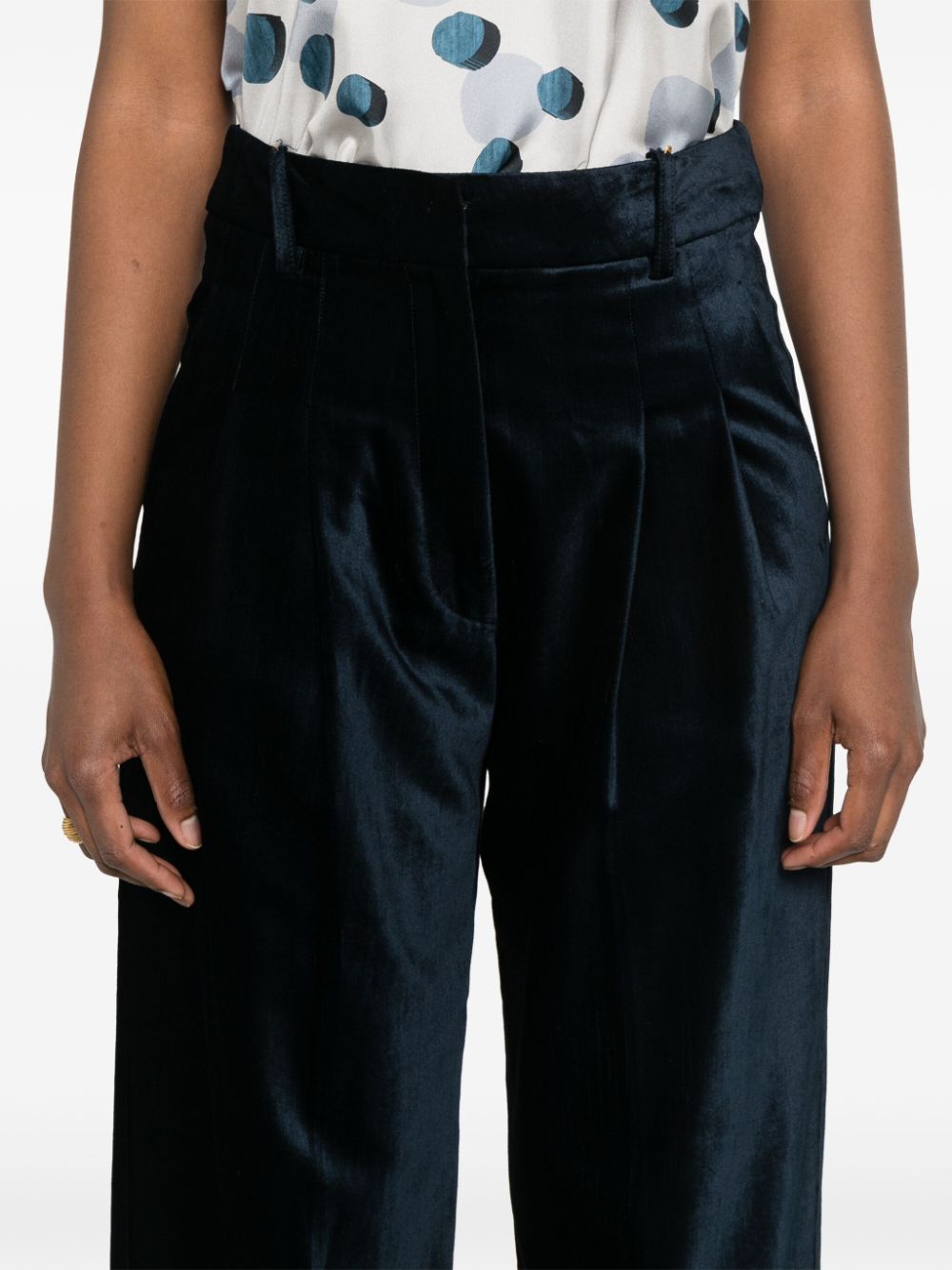 Forte Forte Trousers Blue