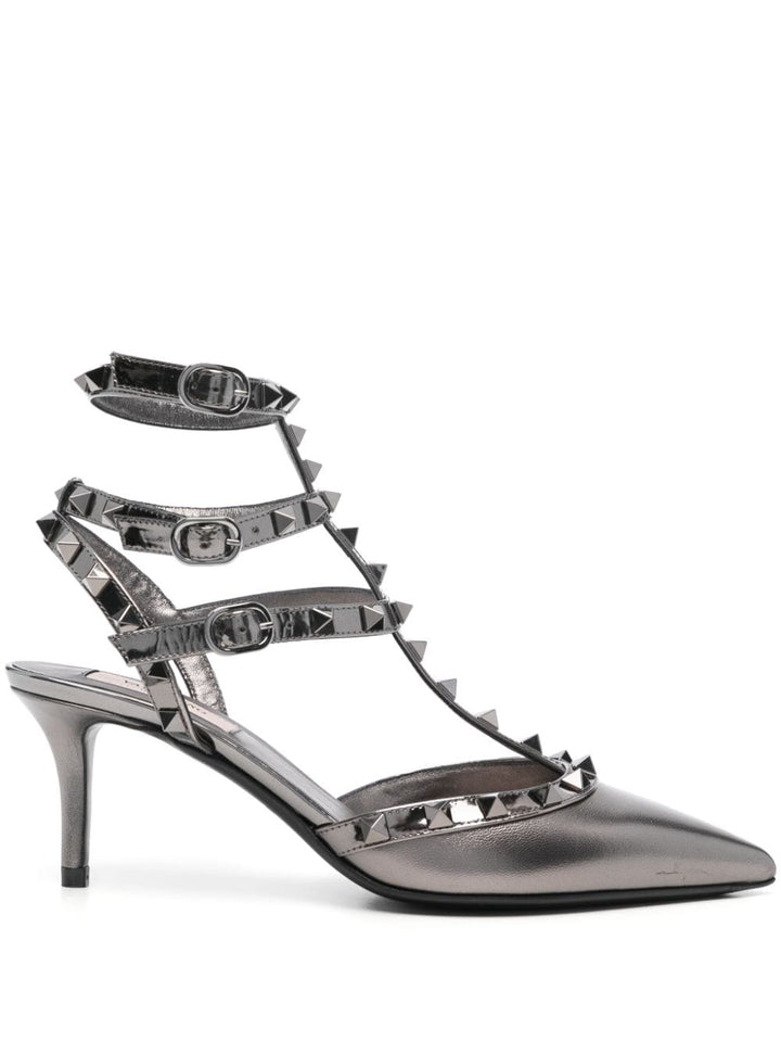 Valentino Garavani Rockstud Pumps Grey