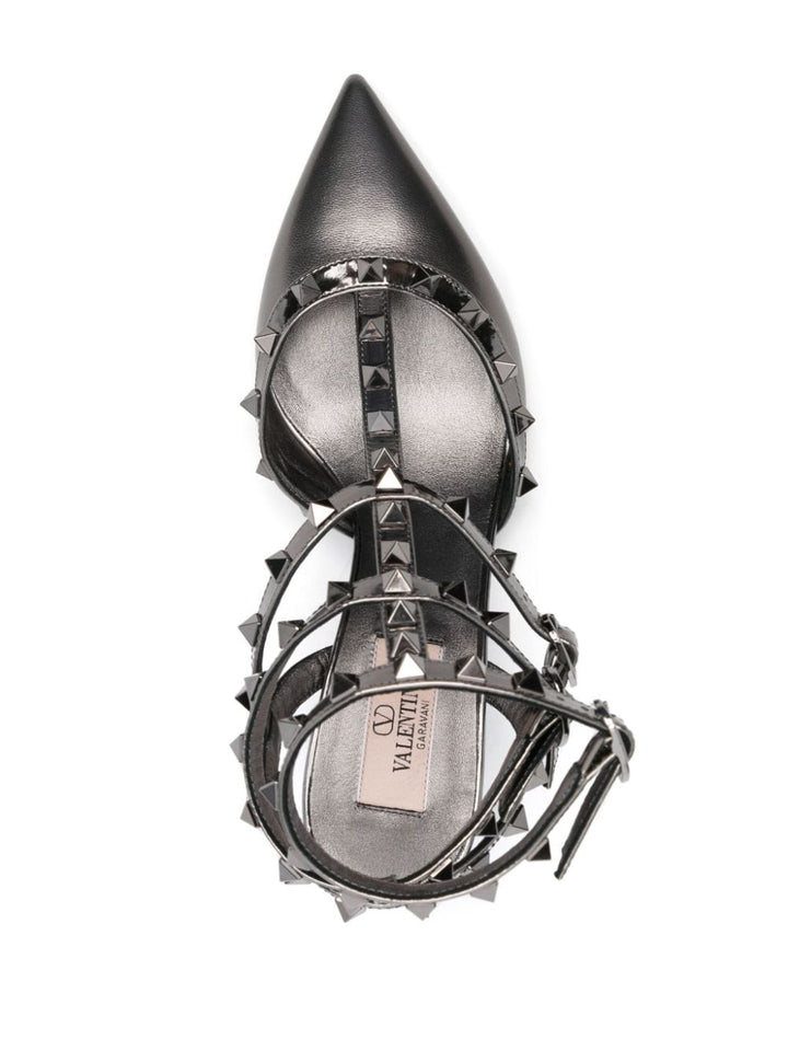 Valentino Garavani Rockstud Pumps Grey